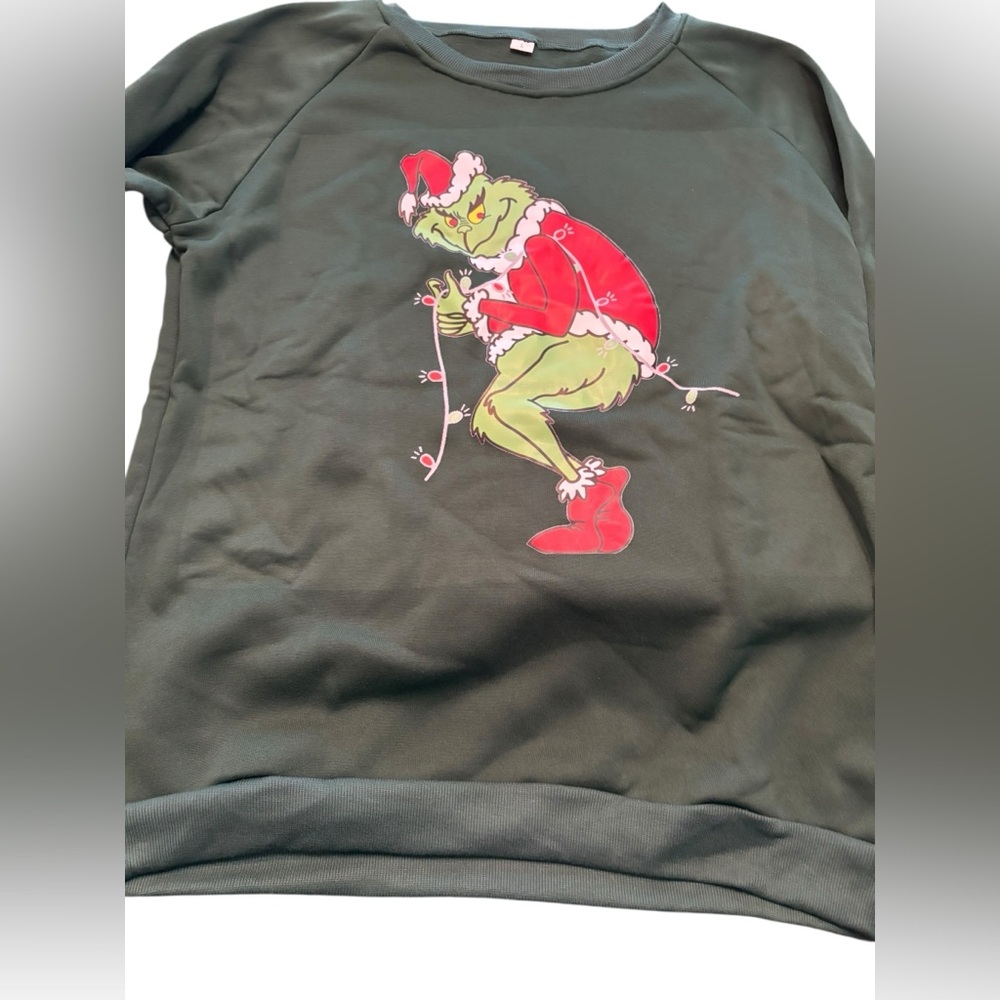 Grinch Christmas Sweatshirt - Green